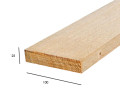 обрезная доска 25*100*3000